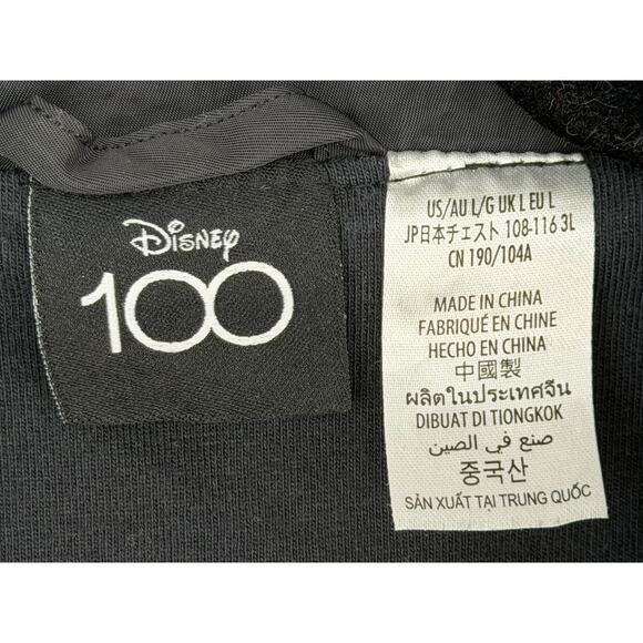 Disney 100 Year Windbreaker Jacket Mickey & Friends Full Zip Lined Adult L - Picture 6 of 8